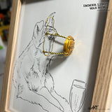 "VALDO-Drahtkorb" – mARTified 3D-Kunst im Rahmen