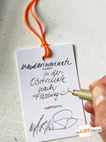 "Mandarinennetz" - mARTified 3D-Kunst im Rahmen