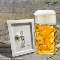 ILWR "nach Wunsch", handgezeichnete Kunst im Rahmen (mit 3D-Objekt)